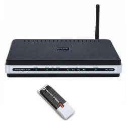 D-Link DKT-710 Wireless G ADSL2+ Starter Kit Routeur sans fil DSL commutateur 4 ports 802.11b/g Ordinateur de bureau