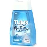 Tums Smooth Dissolve Chewable Tablets, Peppermint 45 Ea Tums Smooth Dissolve Chewable Tablets, Peppermint 45 Ea