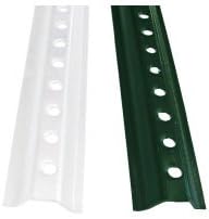1.12 lb - 7 foot long green flanged U-channel delineator sign posts