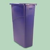 23 Gallon Rubbermaid Slim Jim Recycling Container - Blue