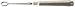 Miltex 33-11A Piffard Dermal Curette, Oval, 5 mm Size, 15.9 cm Length