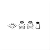 Delta Faucet Company RP37776 Thick Deck Mounting Kit for Victorian Single Handle Kitchen Faucet