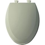 Buy Bemis 1500EC 095 Elongated Closed Front Wooden Toilet Seat Including Cover,... by Bemis