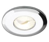 NEBULA IP65 Rated Polished Chrome Fixed Head Shower Downlight