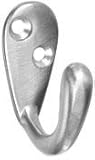 STANLEY HARDWARE Satin Nickel Single Robe Hook