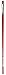 da Vinci Oil & Acrylic Series 1887 Paint Brush, Bright Light Ox Hair Sabeline with Red Handle, Size 10 (1887-10)