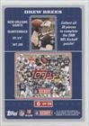 2008 Topps Kickoff Puzzle #6 - Drew Brees