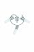 Trio-Leuchten 871790307 Energiespar-Schnecke inkl: 3xE149W 2U ESl D: 25cm H: 14cm Nickelmatt Glas opal matt weiß