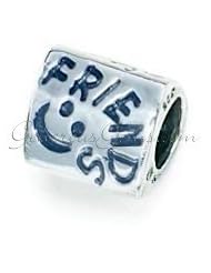 Sterling Silver Friends Talking Zable Bead Charm BZ24.995
