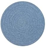Chenille Round Woven Trivet - French Blue