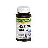 L - Lysine 1000 Mg Dietary Supplement Tablets, By Natures Bounty - 60 Ea