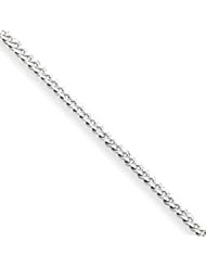 Curb Rope Chain Necklace Sterling Silver 1.75mm 1.5 - 5.1 Grams (Available in 7, 8, 9, 16, 18, 20, 22, and 24 Inches))