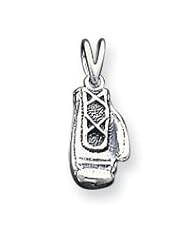 Sterling Silver Antiqued Boxing Glove Carm QC4150"