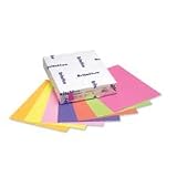 Mohawk Fine Papers Products - Laser/Copy Paper, 20 lb, 8-1/2"x11", 500/RM, Ultra Orange - Sold as 1 RM - Color paper offers a smooth finish. Compatible with laser printers, inkjet printers and copiers. Ideal for flyers and direct mail. BriteHue has excellent surface characteristics for offset and laser printing, scoring, folding and perforating. Made with Green-e certified renewable wind energy. 20 lb.