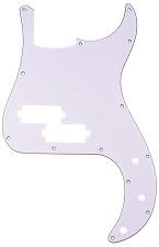 Precision Bass Three Ply White Guitar Pickguard