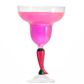 Chili Pepper Margarita Glass