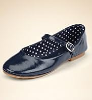 Round Toe Strap & Buckle Shoes