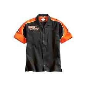 Harley-Davidson® Men's Short Sleeve Prestige Pit Crew Shirt. Embroidery. 99250-06VM