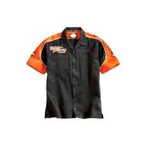 Harley-Davidson® Men's Short Sleeve Prestige Pit Crew Shirt. Embroidery. 99250-06VM