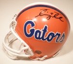 Tim Tebow Autographed/Hand Signed Florida Gators Riddell Mini Helmet