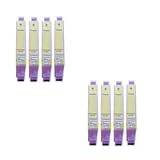 8 Yellow Ink Cartridges for Epson Stylus D68 D88 DX3800 DX3850 DX4200 DX4250 DX4800 DX4850 Compatibles T0614 by GFS