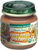 Baby Food, Sweet Potato w/Apple, Organic, 4 oz.