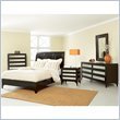 Curt Christian by Martin Madison Wood Panel Bed 4 Piece Bedroom Set in Dark ....