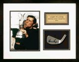 Gary Player Autographed Golf Club Head with 8 x 10 Framed Photograph from Pro Tour Memorabilia