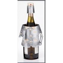 Occupational Nurse Metal Sculpture Wine Caddy Rack Bottle Holder by Berkley Designs