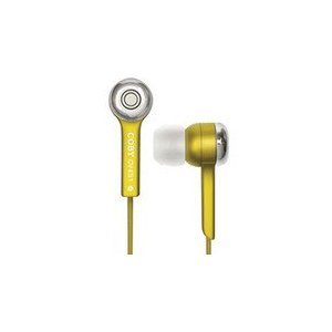 Coby Jammerz High-Performance Isolation Stereo Earphones CVE52YEL (Yellow)