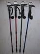 Collapsible Aluminum Shock-Absorbing Hiking Pole - Super-Bright 5-LED Headlight -Purple