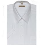 White Short Sleeve Dress Shirt