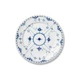 BLUE FLUTED FULL LACE SALAD/DESSERT PL PS