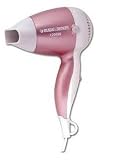 Black and Decker 1200 Watts Travel Hair Dryer - 110-220 Volts - Dual Voltage