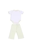 Infant girls: Organic Cotton Two-Piece Pant and Top Set 6 Months, Colors Vary