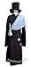 Black Butler Kuroshitsuji Undertaker Cosplay Costume