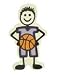 Steven Basketball Auto magnet