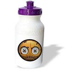 TNMGraphics Halloween - Button eyed Pumpkin - Water Bottles