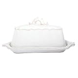 Vietri Bellezza White Butter Dish Available In White Only