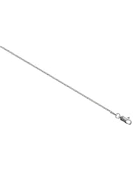 Sterling Silver Italian BOX Chain Necklaces & Bracelets Mirror Diamond Cut Finish 1.2mm Nickel Free, sizes 7 - 30 inch