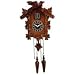 Brookwoodtrade Hand Carved Faux Cuckoo Clock with Quartz Movement