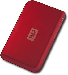 WD Passport Portable WDXMSB1600 - Hard drive - 160 GB - external - 2.5 - Hi-Speed USB - 5400 rpm - buffer: 2 MB - metallic red