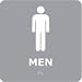 Graphic Braille Sign - Men - Gray