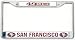 San Francisco 49ers Chrome License Plate Frame