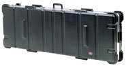 SKB ATA 88-Note Slim Line Keyboard Case with Wheels TSA Locking Trigger Latch