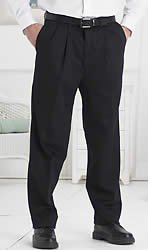 Haggar Comfort Equipped Pleated Casual Pants