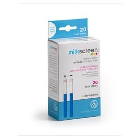 Milkscreen Home Test for Alcohol in Breast Milk 20 Test Strip Pack
