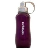 Purple Water Bottle 750ml water bottle by thinksport