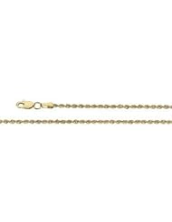 14K Yellow Gold 24 Inch 1.85 mm Rope Chain (Replacing Ch506)