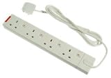 Masterplug Switched 4 Gang 2m Extension Lead 13a
